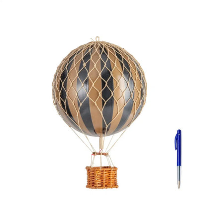 Authentic Models Balloon TRAVELS LIGHT, Gold Black, Heißluftballon M-AP161GK-Authentic Models-781934580737-Stil-Ambiente