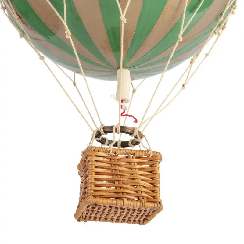 Authentic Models Balloon TRAVELS LIGHT, Gold Grün,, Heißluftballon M-AP161GG-Authentic Models-781934581291-Stil-Ambiente