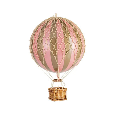 Authentic Models Balloon TRAVELS LIGHT, Gold Pink Heißluftballon M-AP161GP-Authentic Models-781934580744-Stil-Ambiente