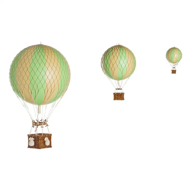 Authentic Models Balloon TRAVELS LIGHT, Grün Dopppel, Heißluftballon M-AP161DG-Authentic Models-781934584292-Stil-Ambiente