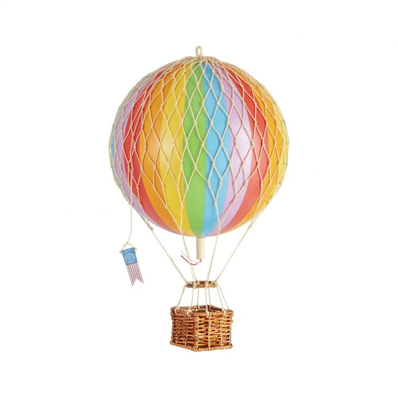 Authentic Models Balloon TRAVELS LIGHT, Rainbow, Heißluftballon M-AP161E-Authentic Models-781934527985-Stil-Ambiente