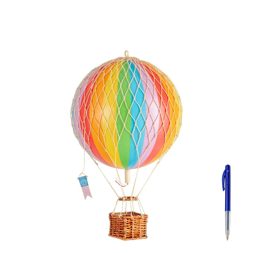 Authentic Models Hängedekoration Travels Light Blue Stars, Ballon, AP161BS