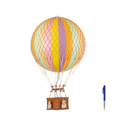 Authentic Models Balloon TRAVELS LIGHT, Rainbow Pastel, Heißluftballon M-AP161F-Authentic Models-781934582502-Stil-Ambiente