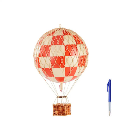 Authentic Models Balloon TRAVELS LIGHT, Rot, Heißluftballon M-AP161CR-Authentic Models-Stil-Ambiente