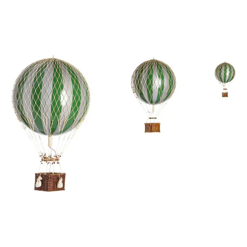 Authentic Models Balloon TRAVELS LIGHT, Silver Blue, Heißluftballon M-AP161SG-Authentic Models-Stil-Ambiente