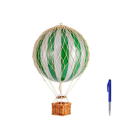 Authentic Models Balloon TRAVELS LIGHT, Silver Blue, Heißluftballon M-AP161SG-Authentic Models-Stil-Ambiente