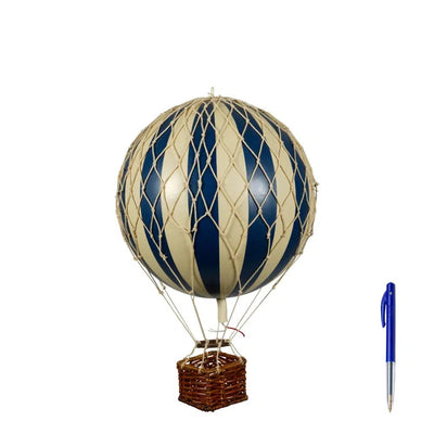 Authentic Models Balloon TRAVELS LIGHT, Silver Navy, Heißluftballon M-AP161SN-Authentic Models-Stil-Ambiente