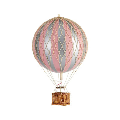 Authentic Models Balloon TRAVELS LIGHT, Silver Pink, Heißluftballon M-AP161SP-Authentic Models-Stil-Ambiente