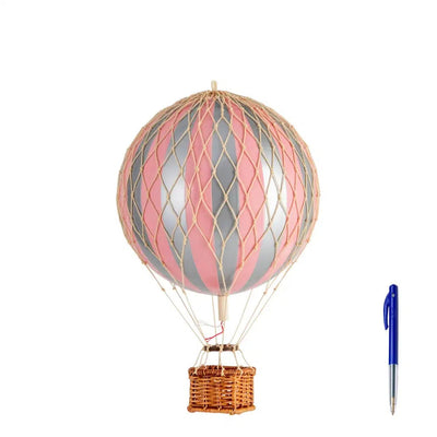 Authentic Models Balloon TRAVELS LIGHT, Silver Pink, Heißluftballon M-AP161SP-Authentic Models-Stil-Ambiente