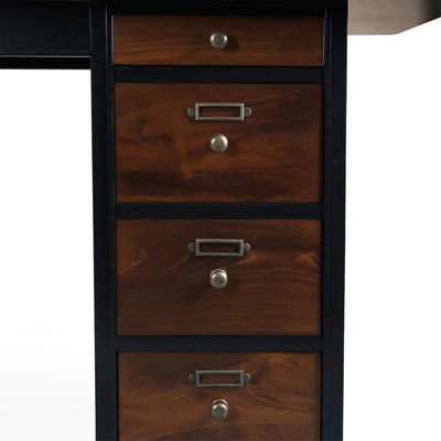 Authentic Models CAPTAIN’S DESK, BLACK-MF014-Authentic Models-781934549024-Stil-Ambiente