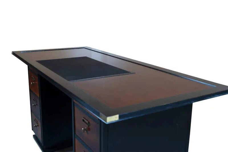 Authentic Models CAPTAIN’S DESK, BLACK-MF014-Authentic Models-781934549024-Stil-Ambiente