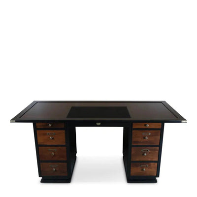 Authentic Models CAPTAIN’S DESK, BLACK-MF014-Authentic Models-781934549024-Stil-Ambiente