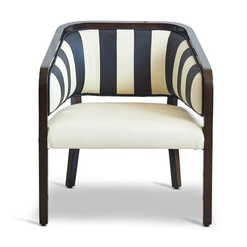 Authentic Models MARTINI CHAIR, BLACK & WHITE-MF407-Authentic Models-781934586524-Stil-Ambiente