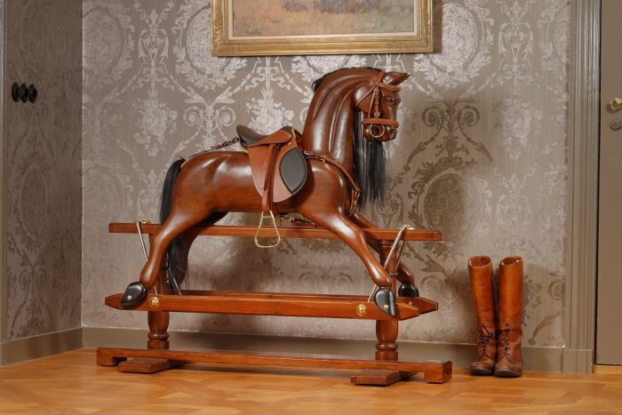 Authentic Models Victorian Rocking Horse Schaukelpferd-RH006-Authentic Models-781934538868-Stil-Ambiente