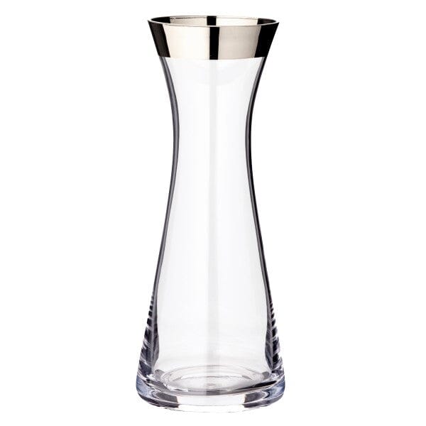Edzard Karaffe Hendrik, mundgeblasenes Kristallglas mit Platinrand-Vase-Stil-Ambiente-2595