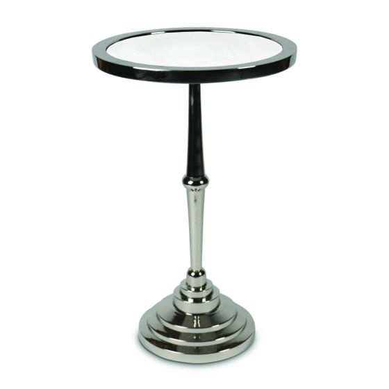 Authentc modellen Martini Table, witte bijzettafel